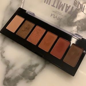 NYX mini warm neutrals eyeshadow palette